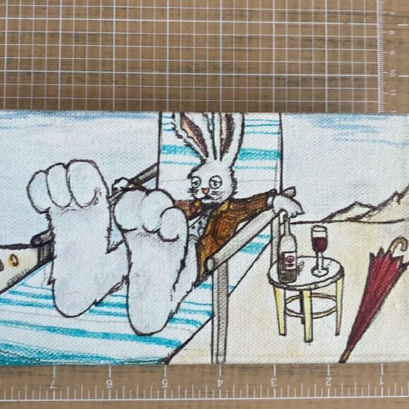 "The White Rabbit Quits" Original Artwork - Picture 2 of 4